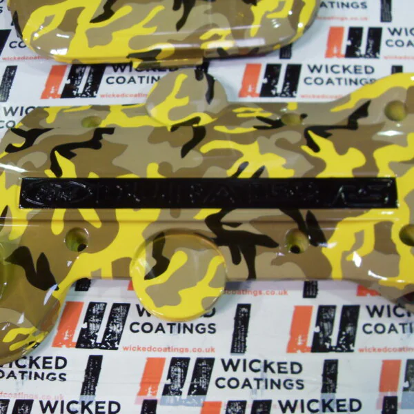 Ford Engine Parts Coated In Camouflage Hydrographic Film