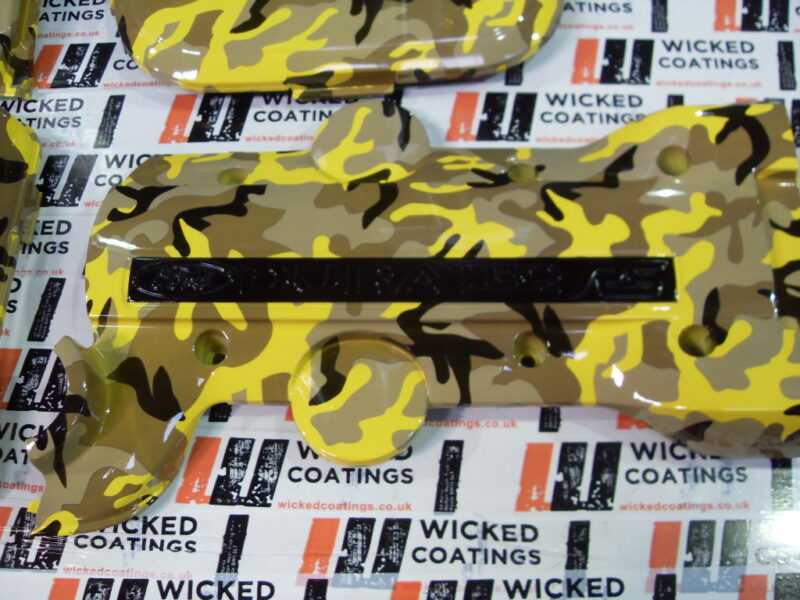 Ford Engine Parts Coated In Camouflage Hydrographic Film