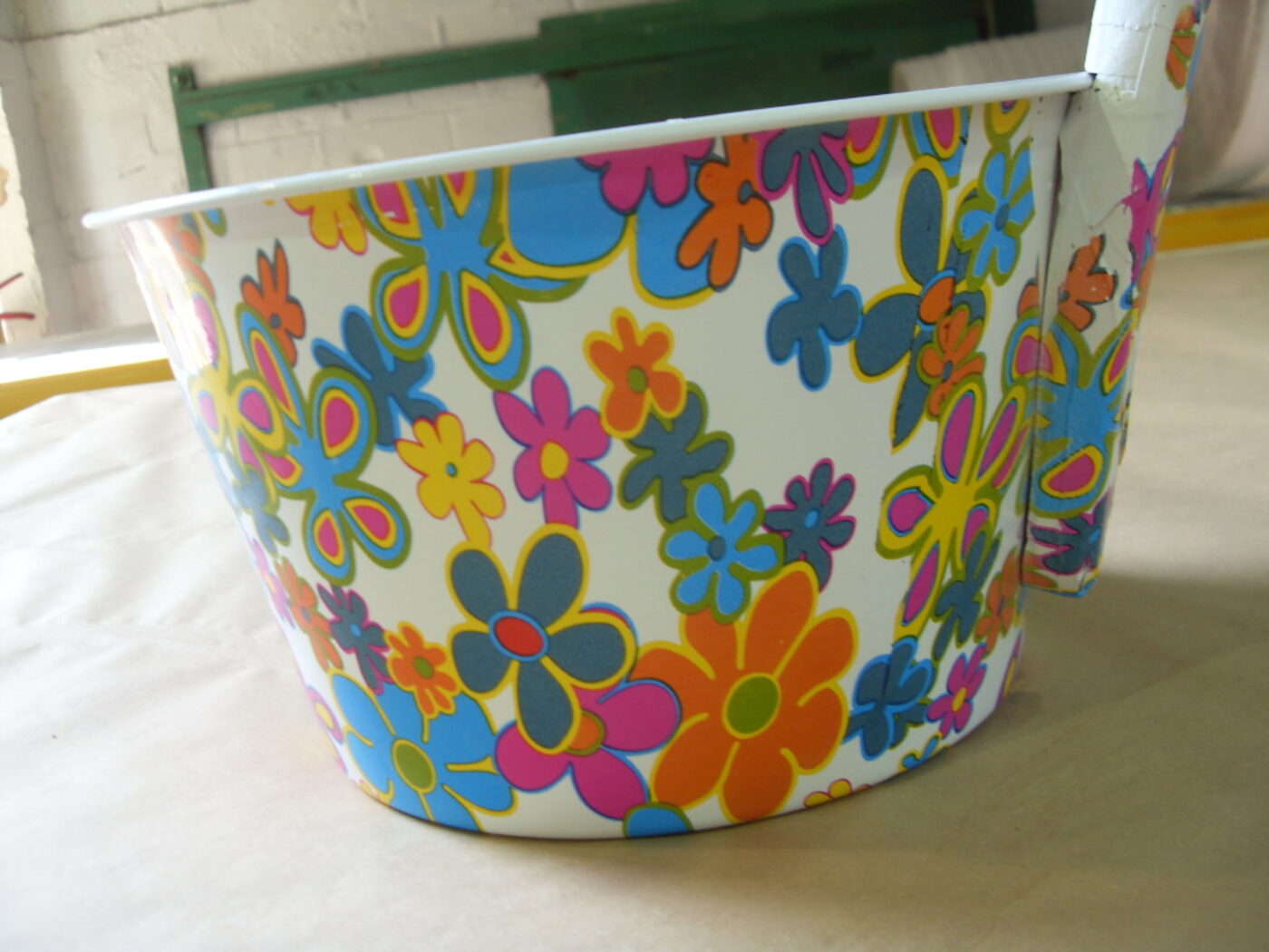 Household Items Coated In Flower Hydrographic Film