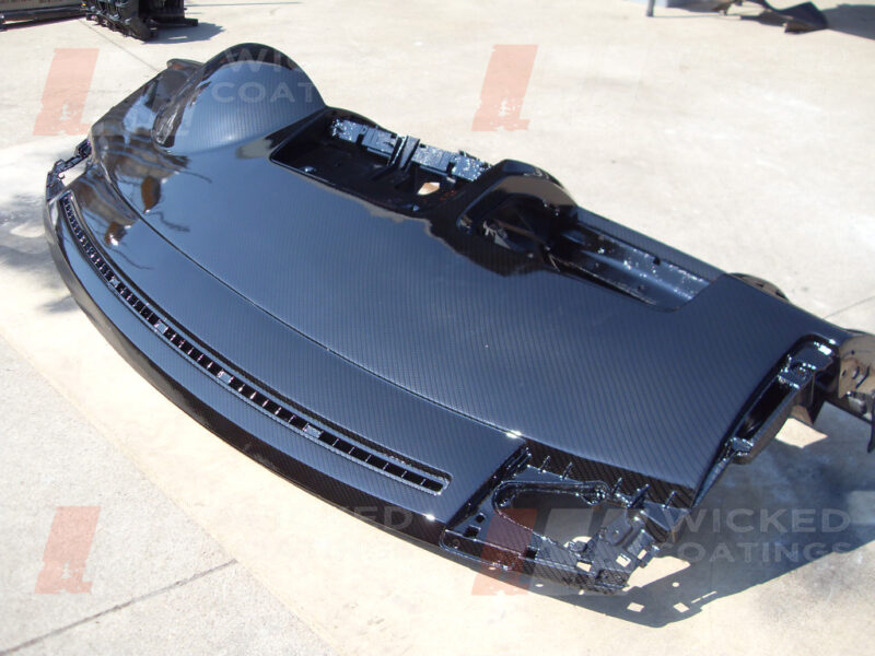 carbon dipped VW T5 full dashboard