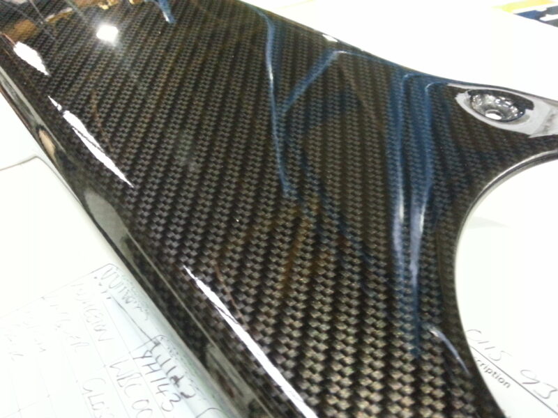 Ferrari 360 various elements coated in carbon fibre hydrographic film painted black