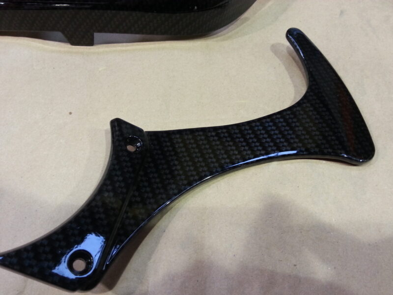Ferrari 360 various elements coated in carbon fibre hydrographic film painted black
