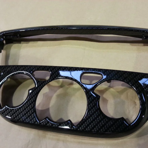Ferrari 360 various elements coated in carbon fibre hydrographic film painted black