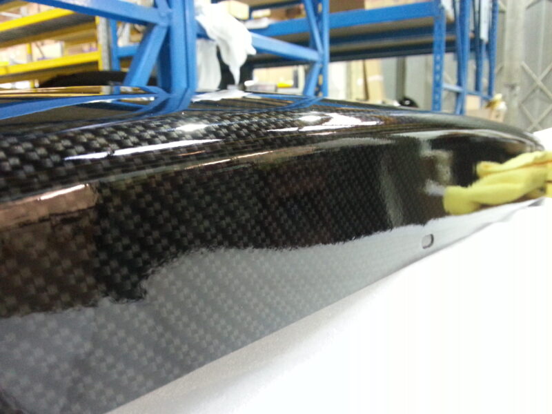 Ferrari 360 various elements coated in carbon fibre hydrographic film painted black