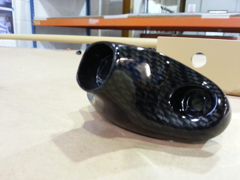 Ferrari 360 various elements coated in carbon fibre hydrographic film painted black