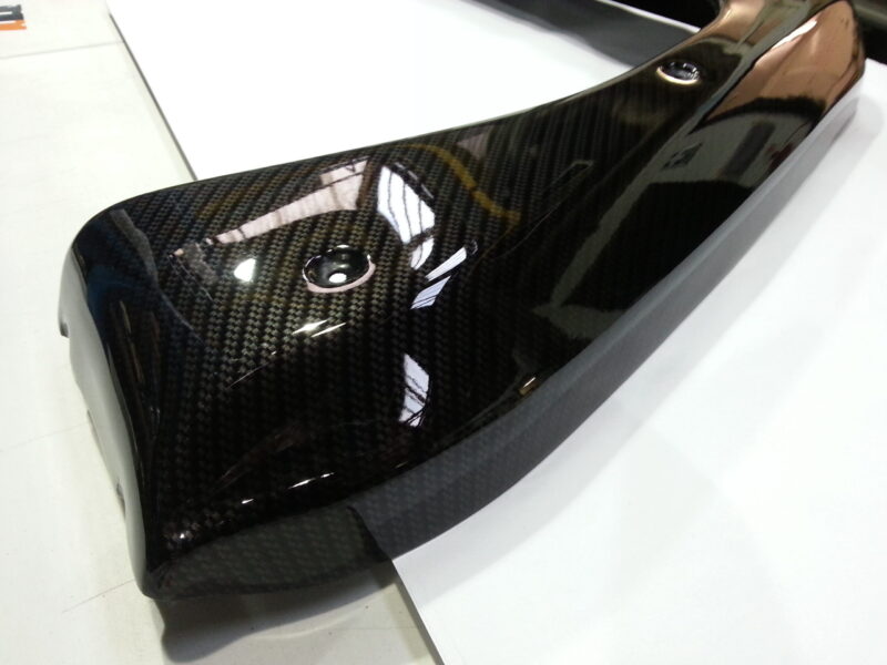 Ferrari 360 various elements coated in carbon fibre hydrographic film painted black