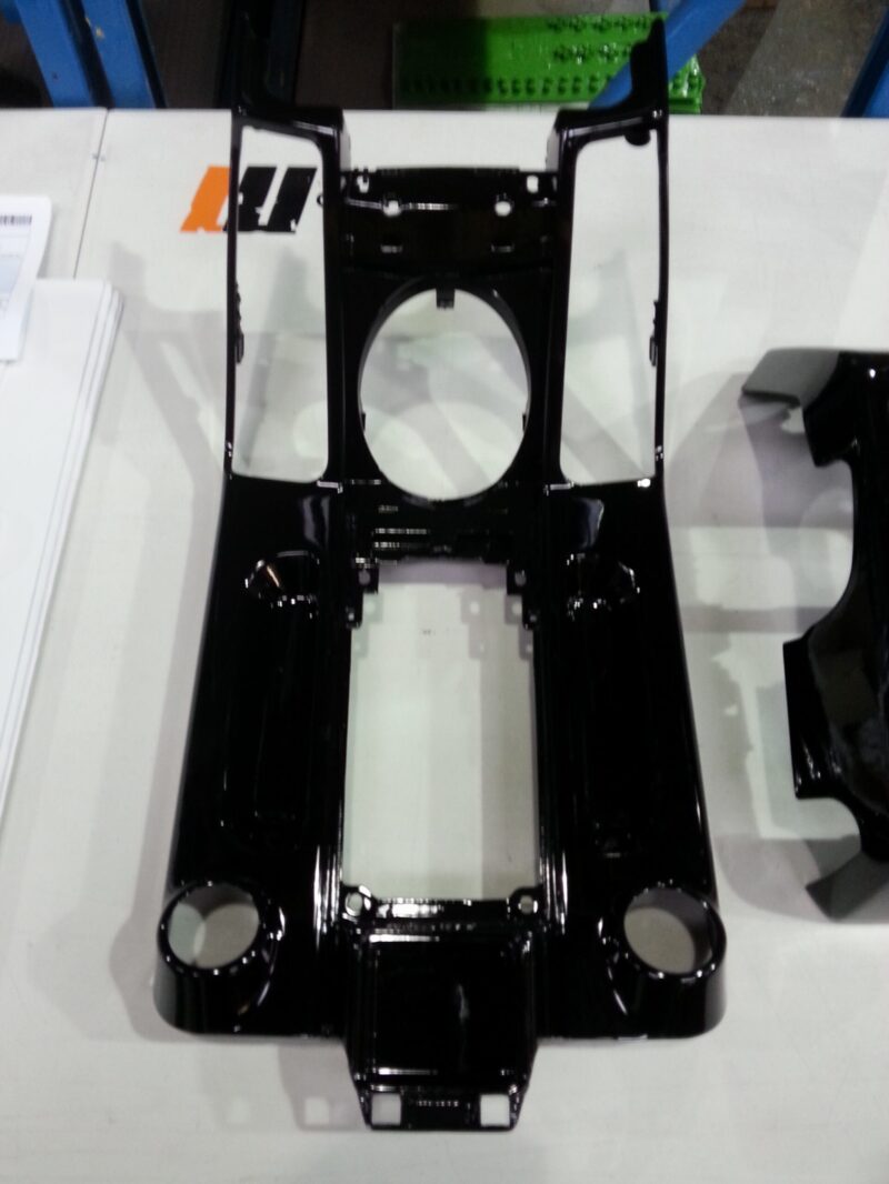Car Interior Parts Painted Black