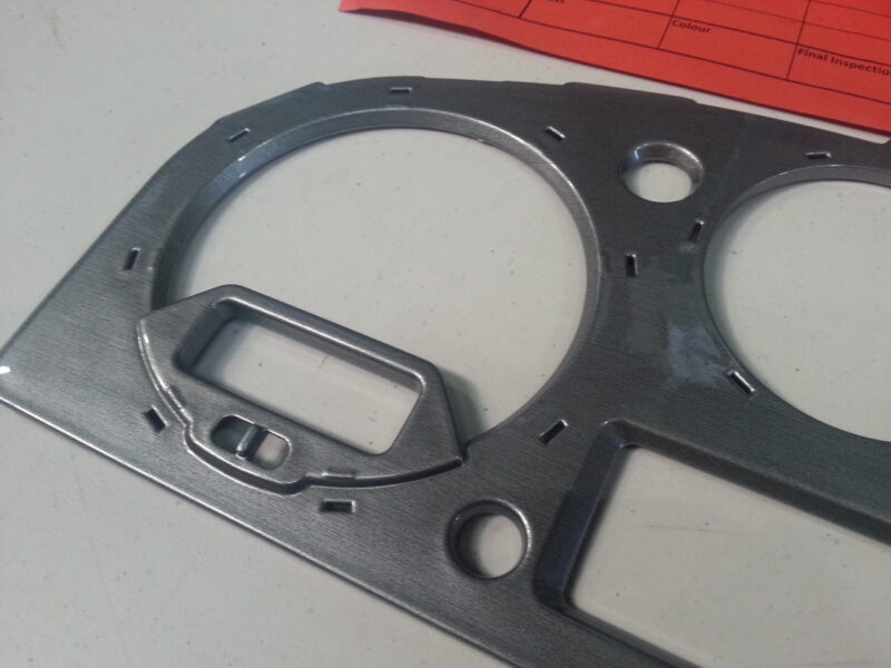 Land Rover Dial Surround Coated In Metal Hydrographic Film