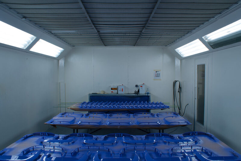 Spraying Room 3 at Wicked Coatings