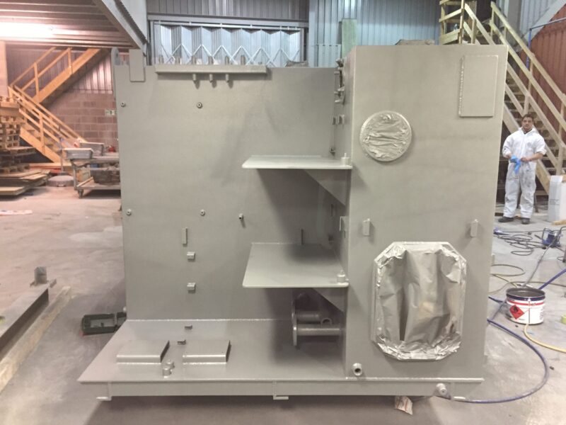Offshore water treatment system blasted and painted at Wicked Coatings