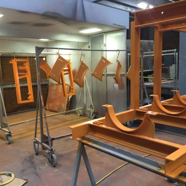 Offshore components blasted and painted at Wicked Coatings