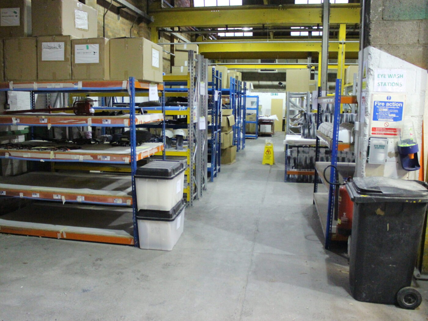 Various shop areas in Wicked Coatings Factory