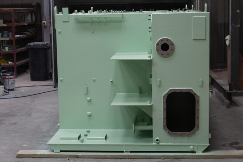 Offshore water treatment system blasted and painted at Wicked Coatings