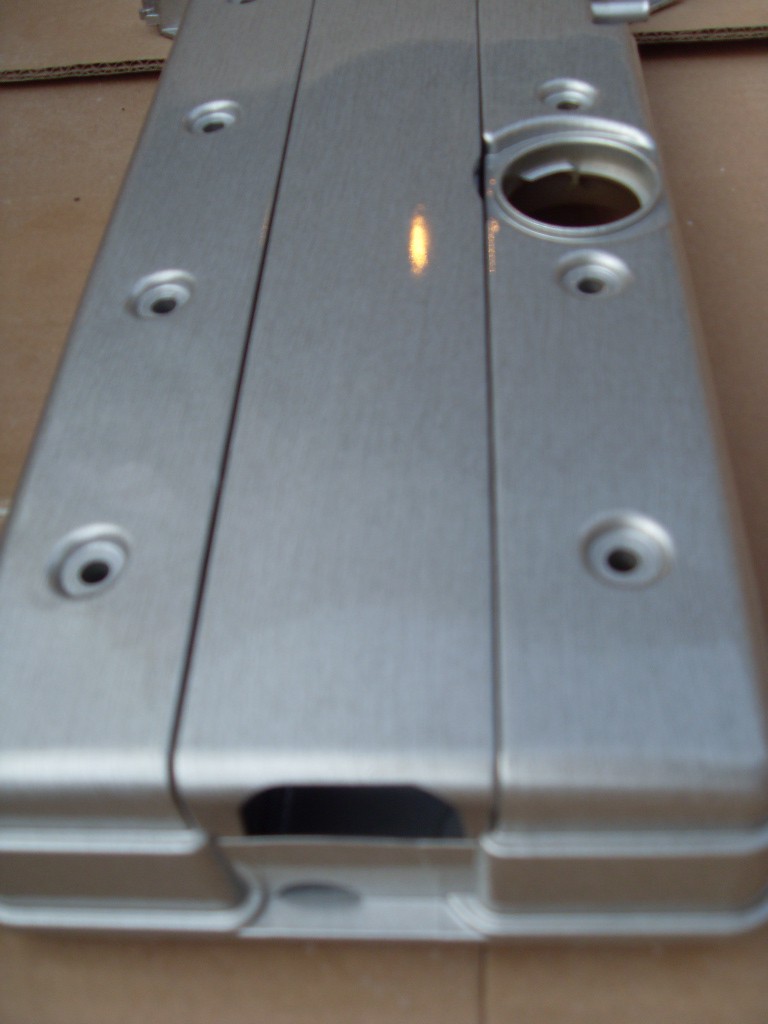 Vuaxhall VX220 engine cover coated in metal hydrographic film