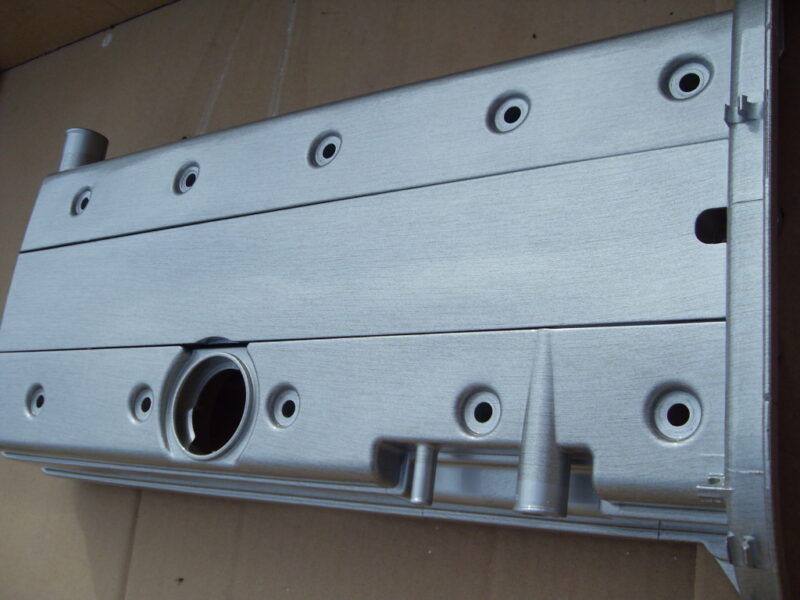 Vuaxhall VX220 engine cover coated in metal hydrographic film
