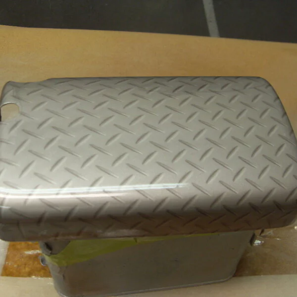 Car interior various parts coated in metal hydrographic film