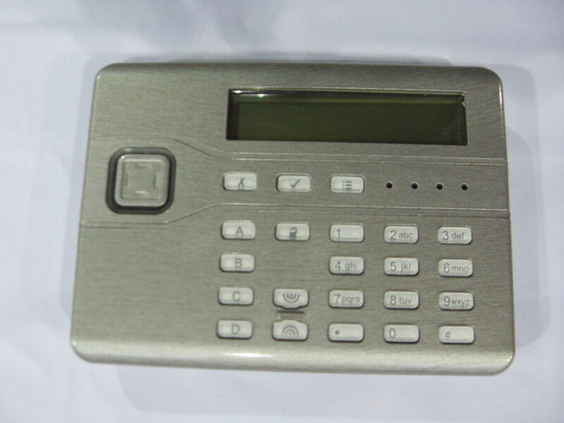 Alarm Keypad coated in metal hydrographic film