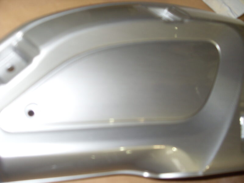 Motorbike parts painted silver