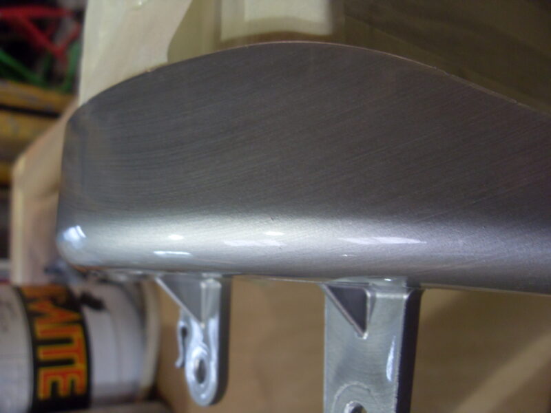 Motorbike parts painted silver