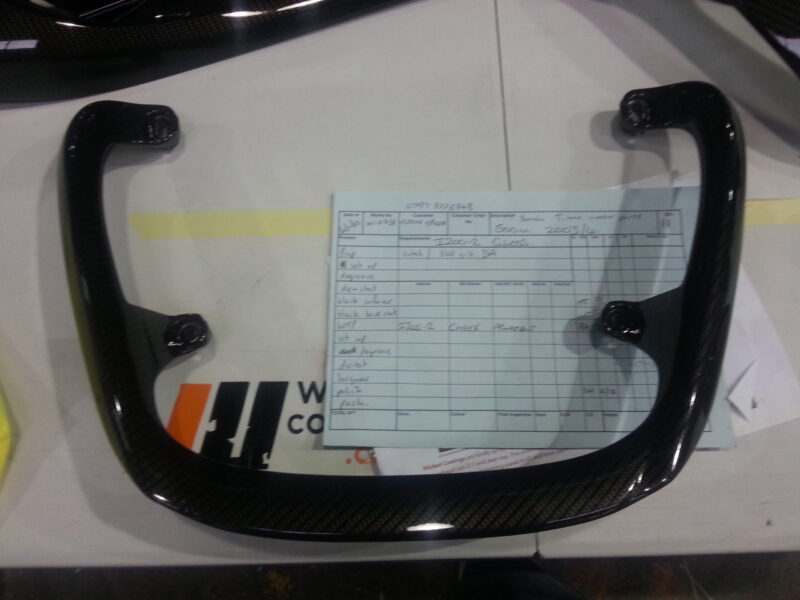 Yamaha motorbike parts coated in carbon fibre hydrographic film