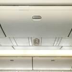 coatings for overhead lockers in aircraft cabin