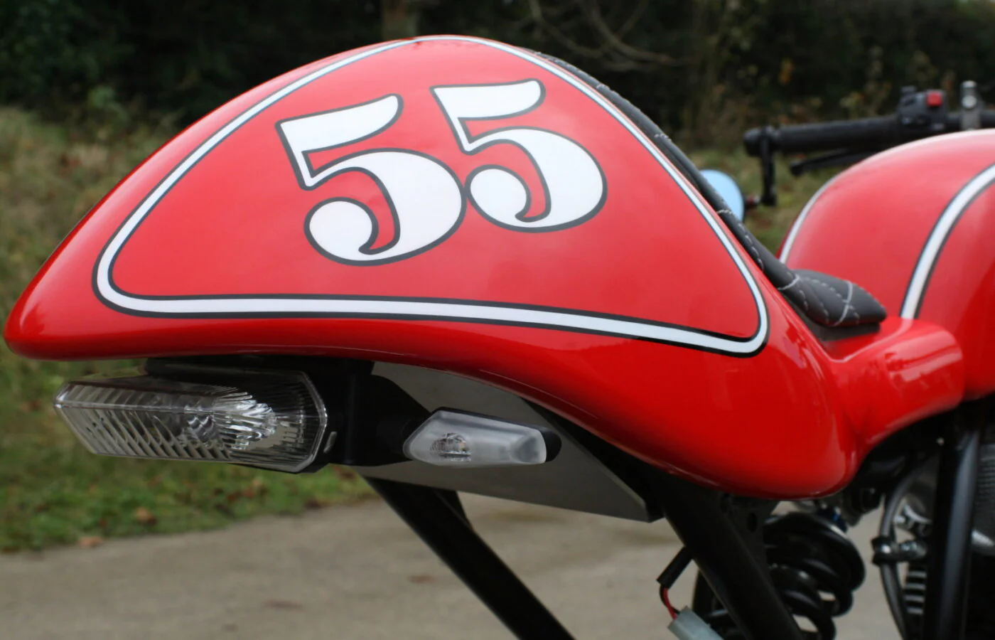Custom Spray Painting Commission For Norton Dominator