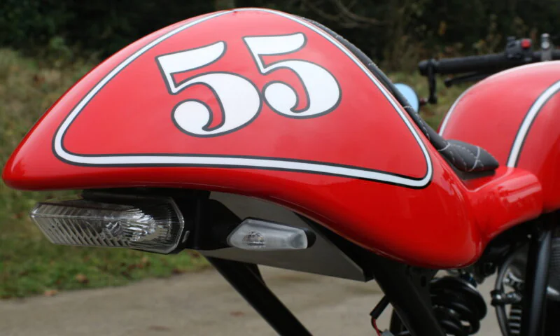 Custom Spray Painting Commission For Norton Dominator