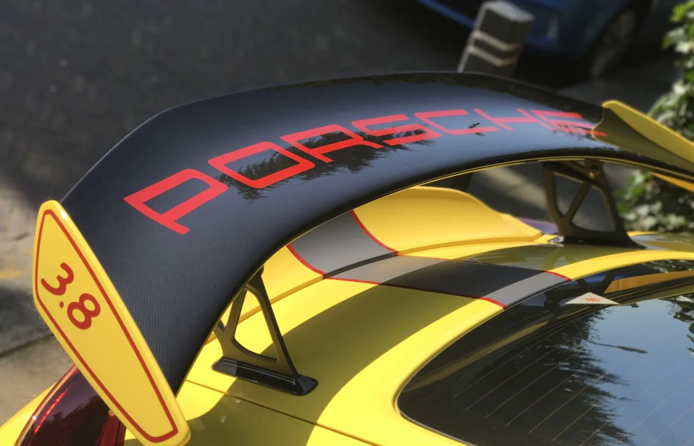 A touch of personality added to a Porsche GT4